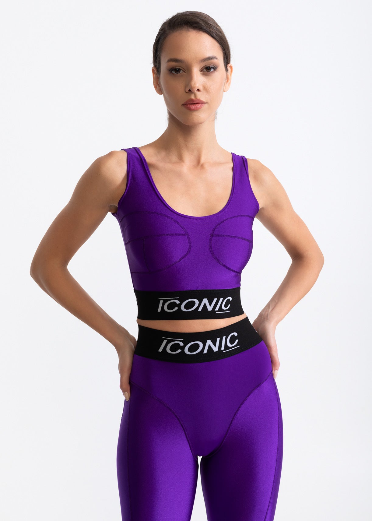 Bustiera Iconic Push-Up  Bordeaux