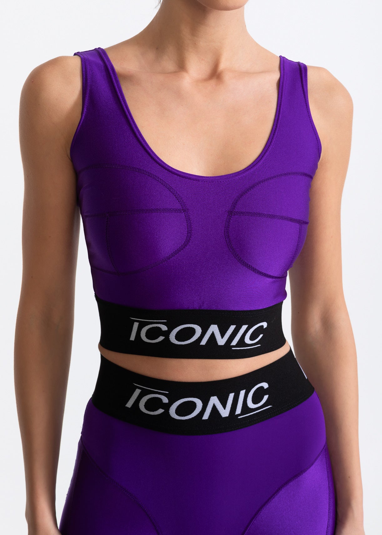 Bustiera Iconic Push-Up  Bordeaux