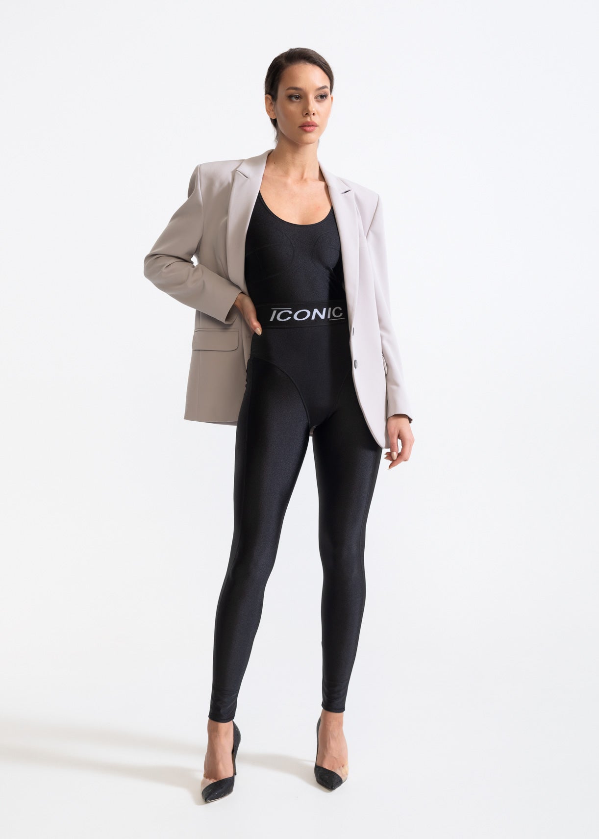 Image of Jumpsuit Iconic Push-up Noir